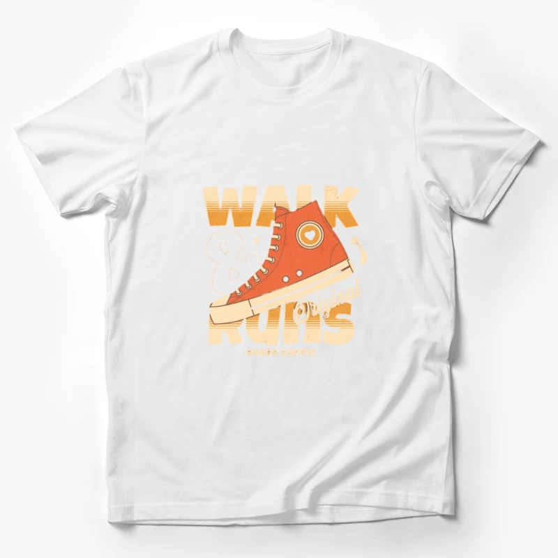 Original Schuhe Illustration mit Herz Herren T-Shirt