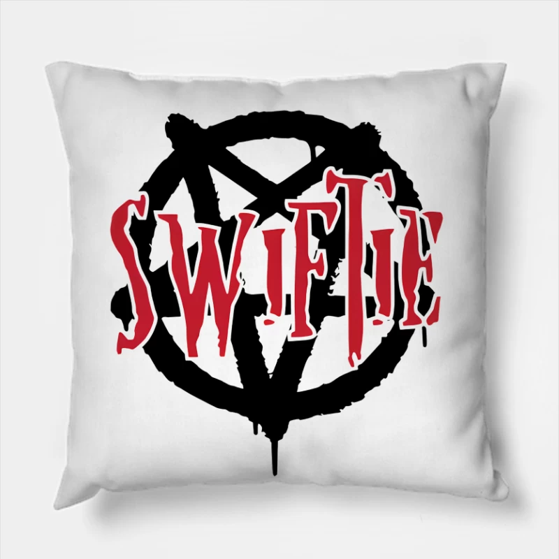 Swiftie Metal Version Throw Pillow