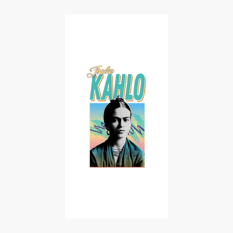 Frida Kahlo 90s Styled Retro Graphic Design iPhone Case