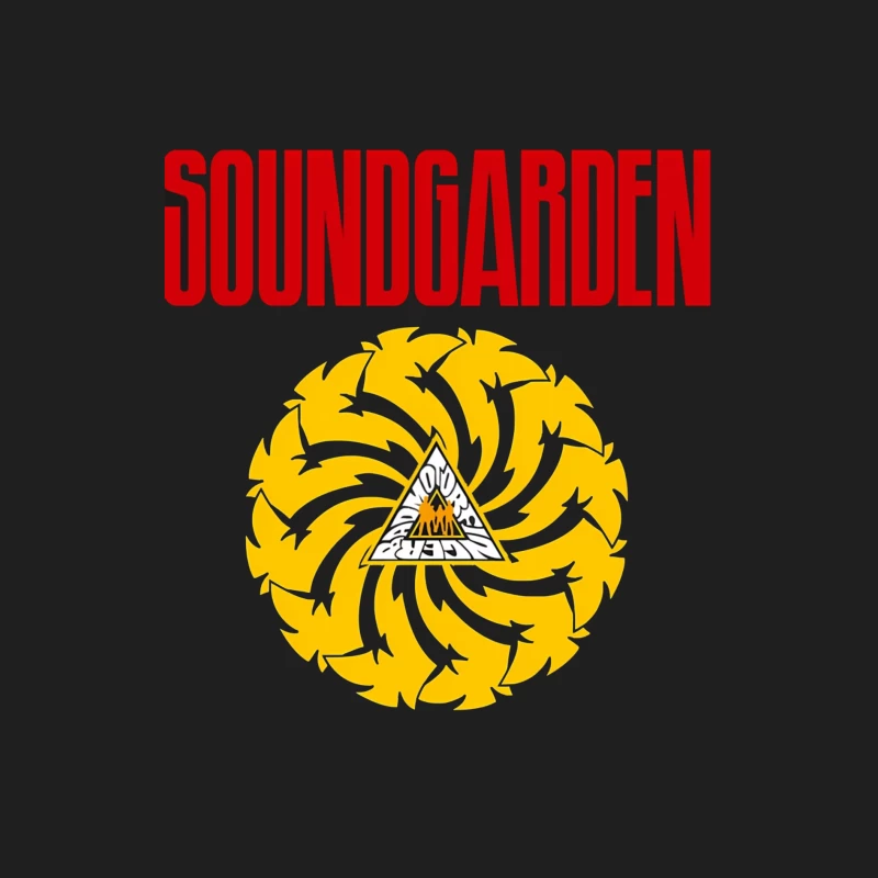 Soundgarden Band Logo with Badmotorfinger Album Symbol Male Tank Top