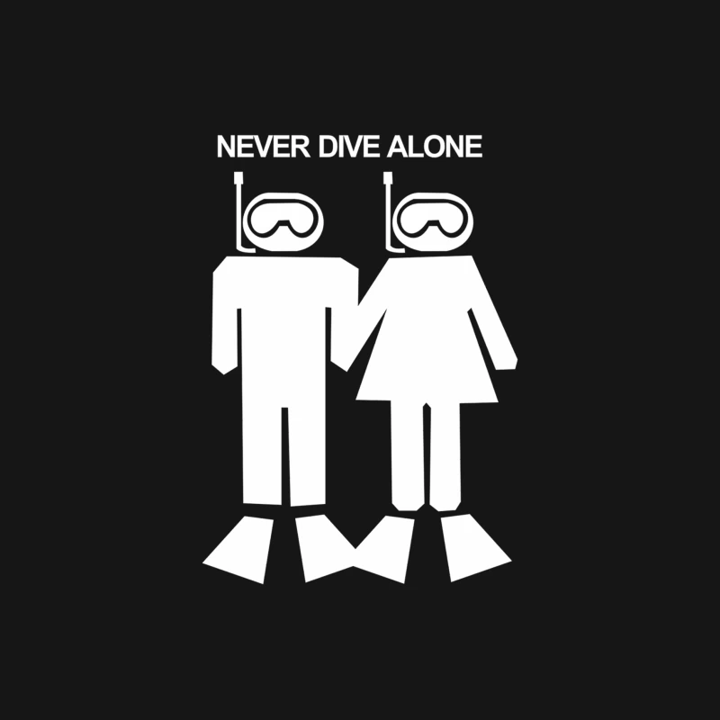 Never Dive Alone Scuba Diving Female Long Sleeve T-Shirt