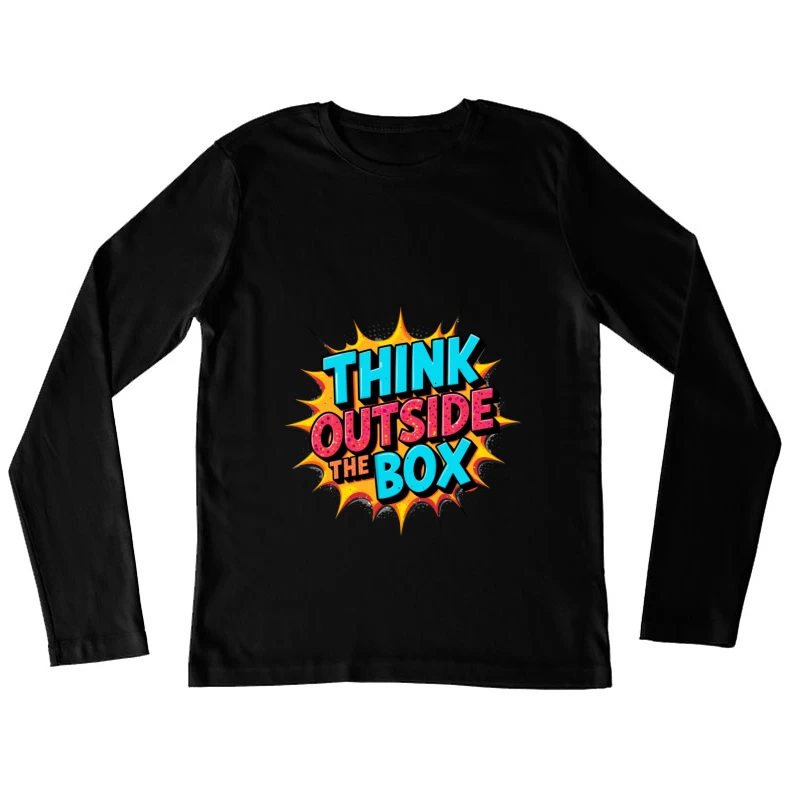 Creative Thinking Concept Female Long Sleeve T-Shirt