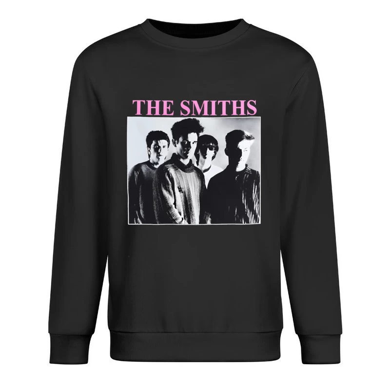 The Smiths Classic Black and White Band Album Cover from the 1980s Male Pullover Sweatshirt