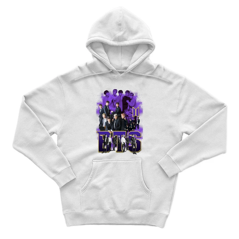 BTS Music Group Collage Male Pullover Hoodie