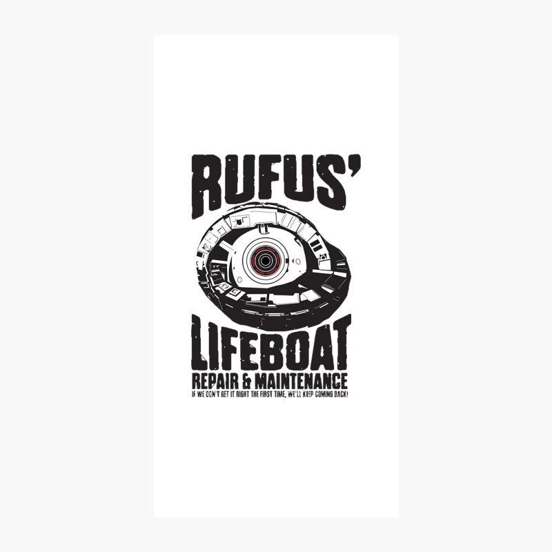 Rufus_ Lifeboat Repair and Maintenance iPhone Case