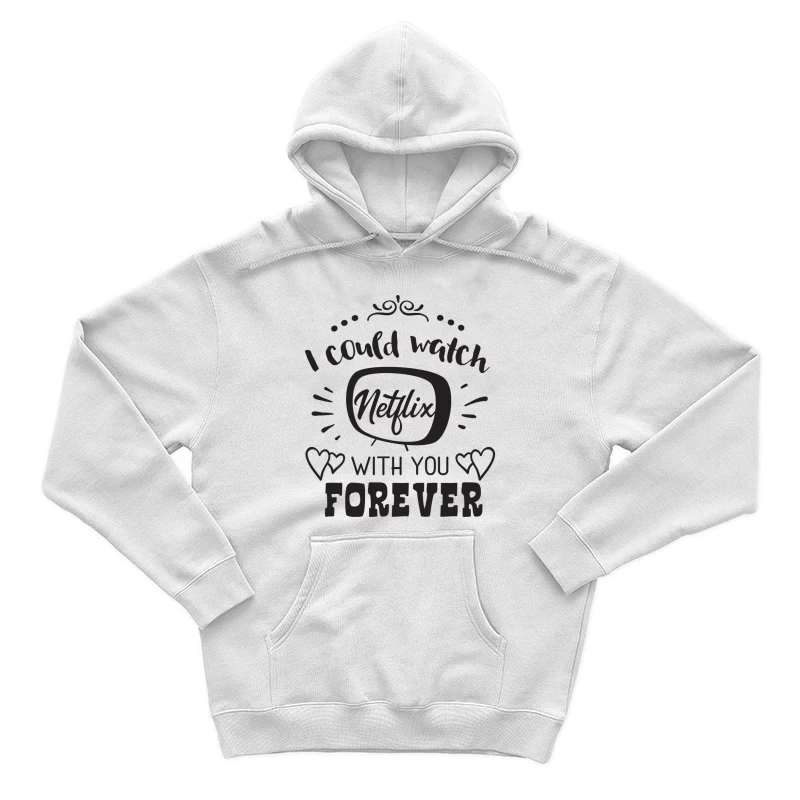 Citation romantique Netflix TV Homme Sweat à capuche
