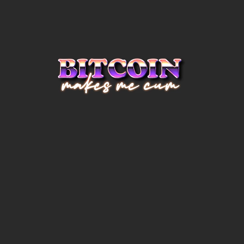 Retro Neon Bitcoin Typography with Cryptocurrency Slogan Baseball Cap