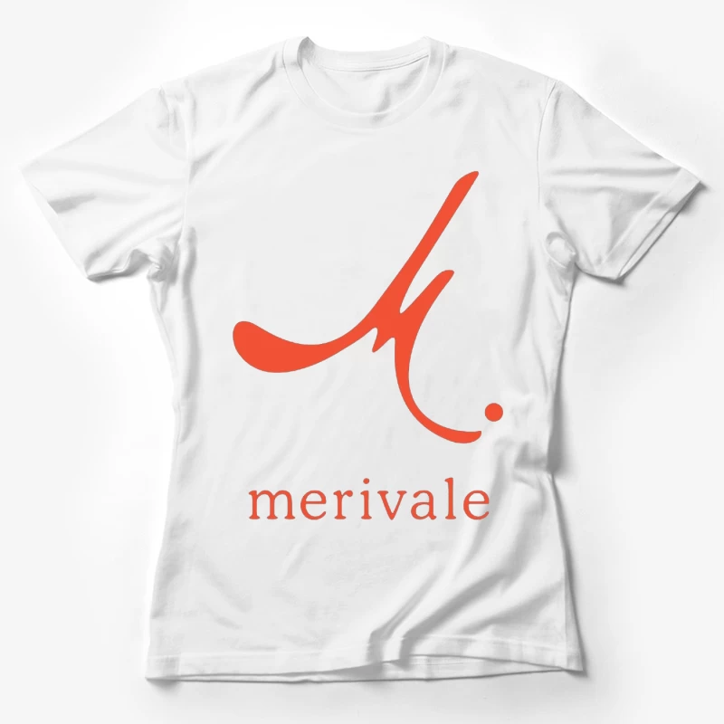 Merivale Hospitality Group Minimalist Red Logo Design Female T-Shirt