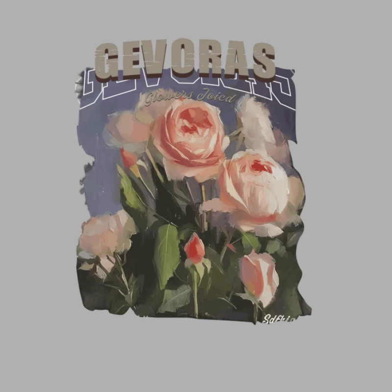 Rosenblüten Kunst auf Gevoras Herren Tanktops