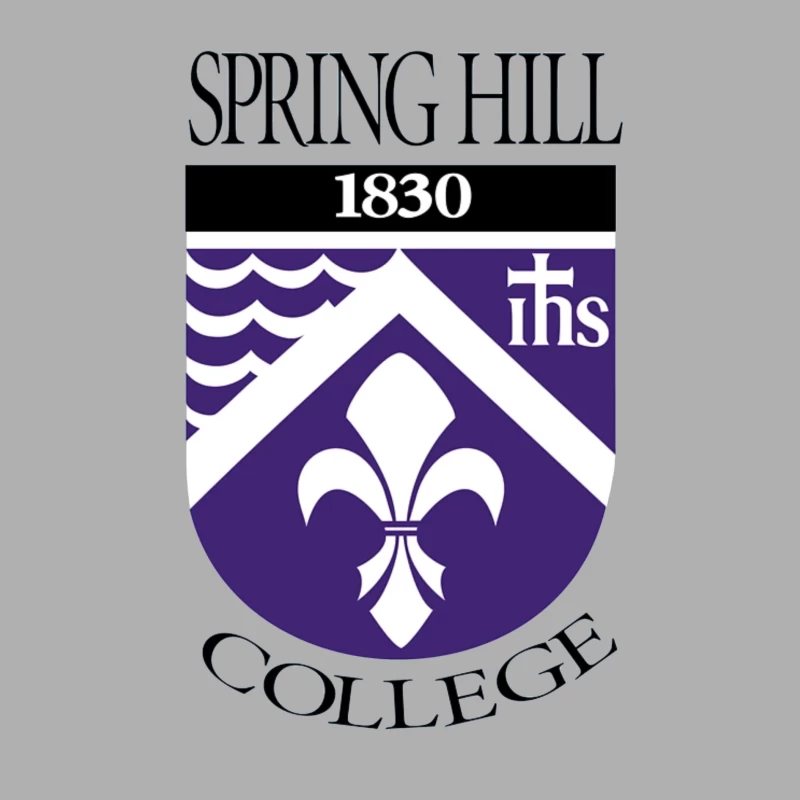 Spring Hill College Historic Shield Logo with Religious Symbolism (Est. 1830) Male Tank Top