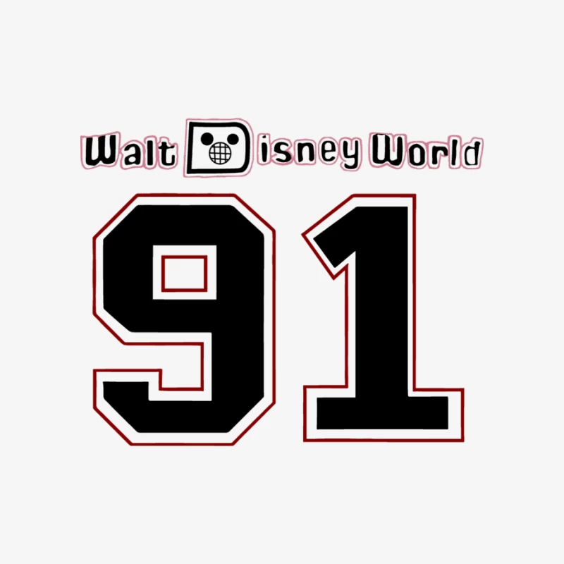 Conception Walt Disney World 91 Homme Sweat-shirt à enfiler