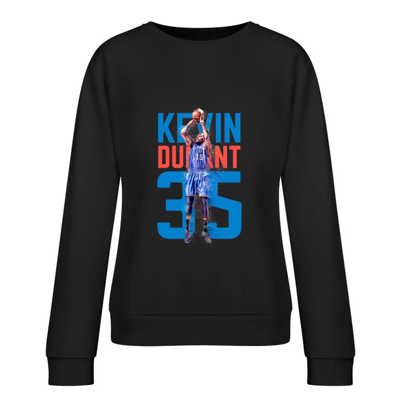 Basketball-Star Kevin Durant Sprungwurf Damen Pullover Sweatshirt