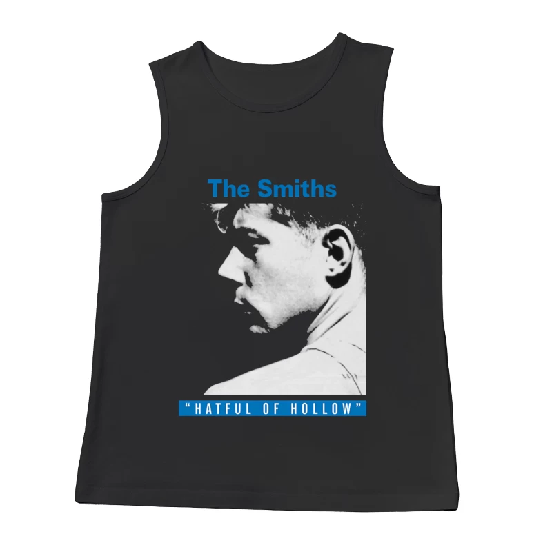 The Smiths 'Hatful of Hollow' Album Cover Art in Black and White Male Tank Top