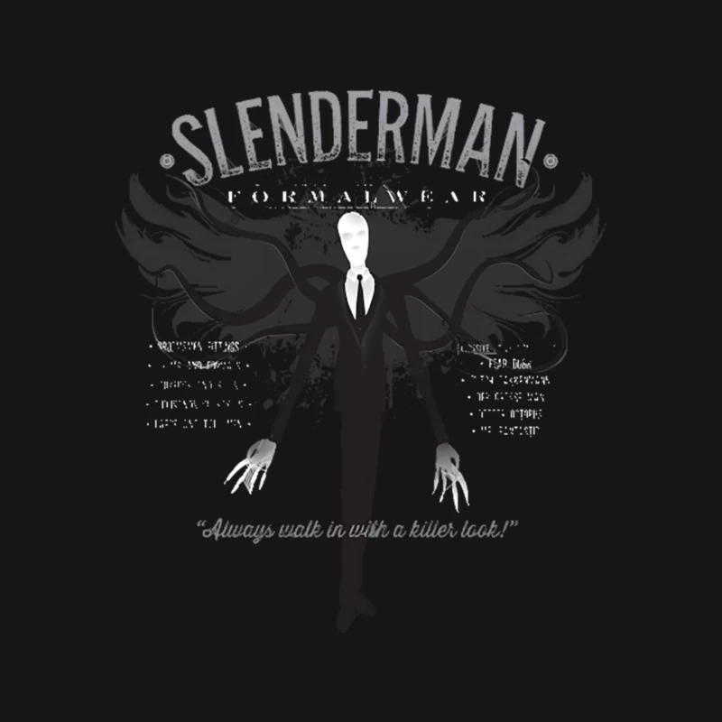 Slenderman Formalwear Mouse Pad