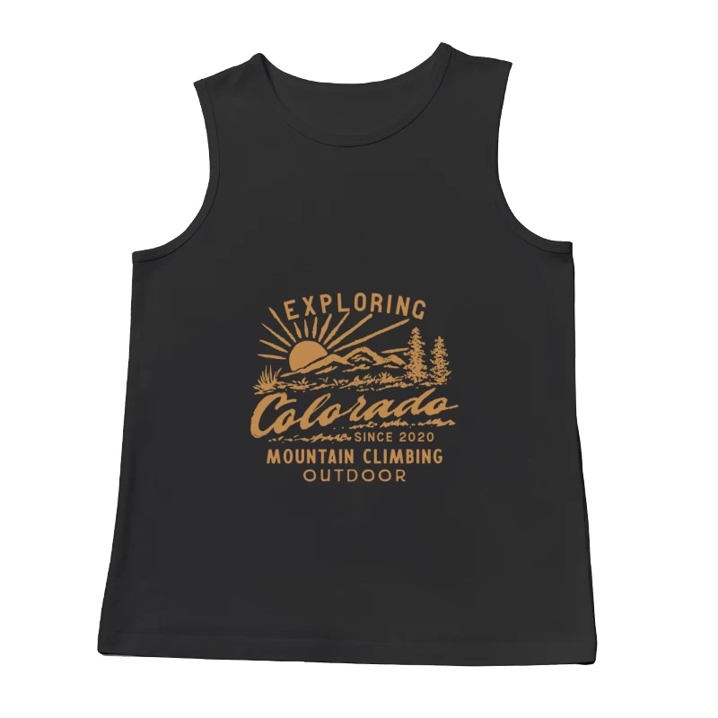 Erkundung von Colorado Bergsteigen Herren Tanktops