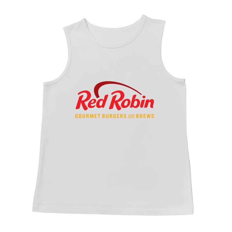 Red Robin Gourmet Burgers and Brews Restaurant Logo Male Tank Top