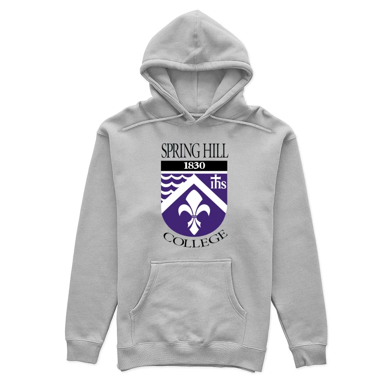 Spring Hill College Historic Shield Logo with Religious Symbolism (Est. 1830) Female Pullover Hoodie