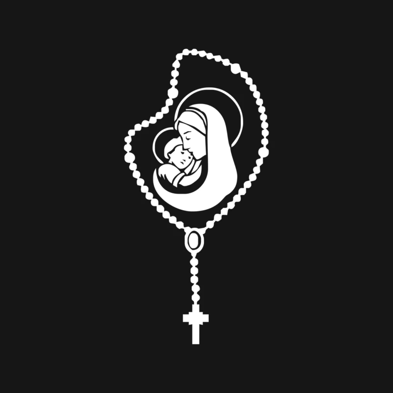 Catholic Rosary Mouse Pad