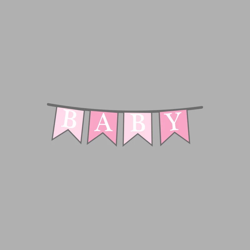 Banderole de Fête pour Bébé en Rose Homme Débardeur