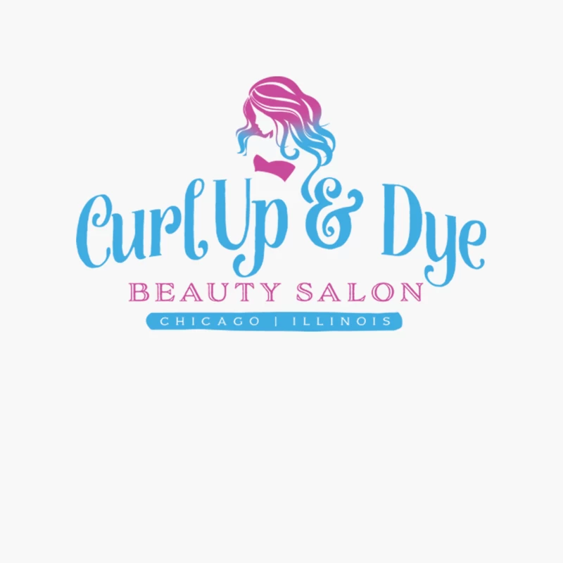 Curl Up & Dye Beauty Salon Cotton Tote Bag