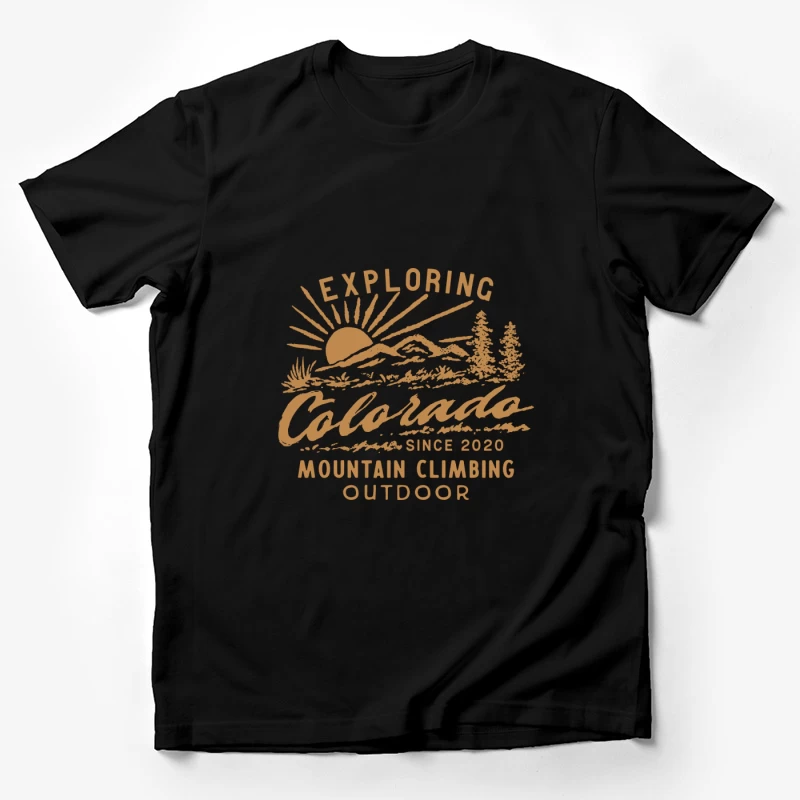 Erkundung von Colorado Bergsteigen Herren T-Shirt