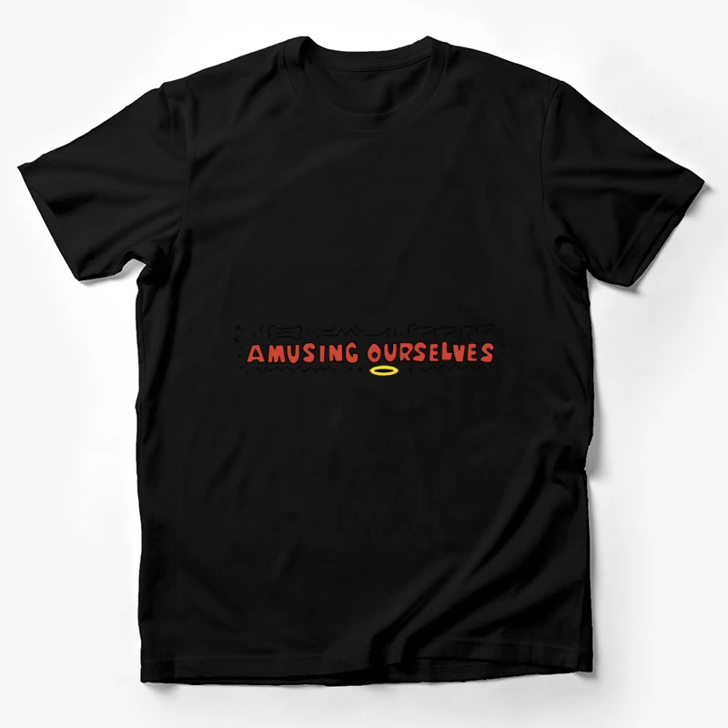 Unterhaltung, grafisches Design, spaßige Kunst Herren T-Shirt