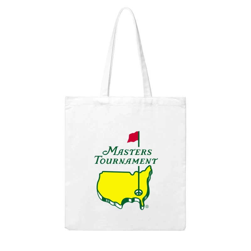 The Masters Tournament Official Logo - Augusta National Golf Championship Cotton Tote Bag