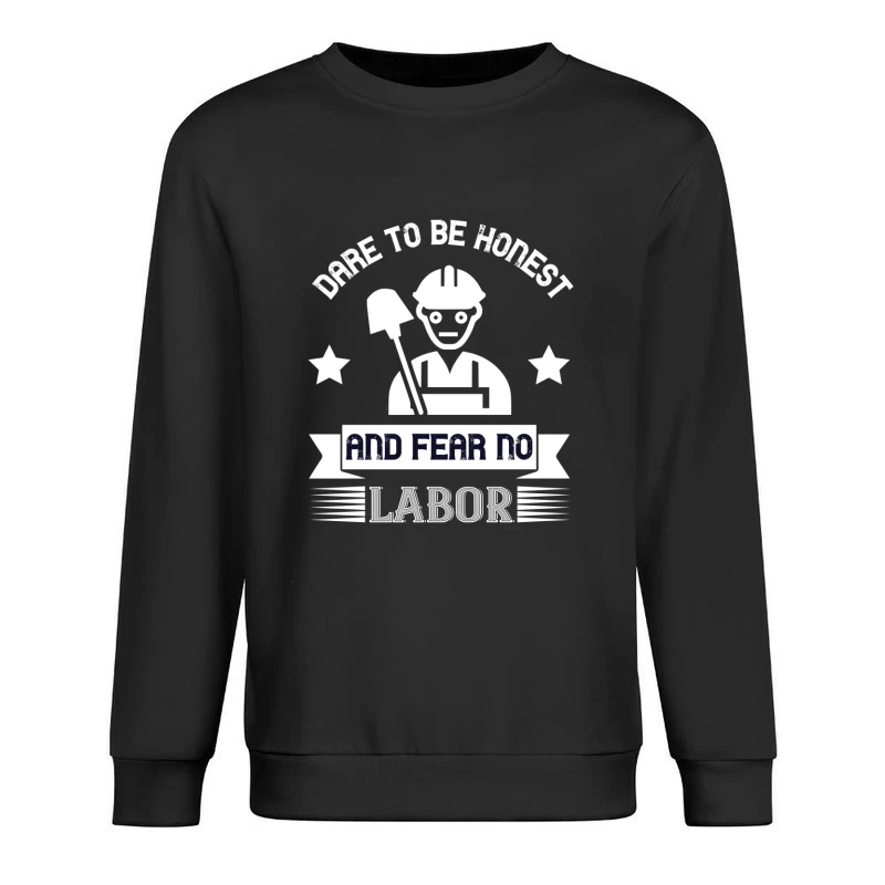 Travailleur honnête avec pelle Homme Sweat-shirt à enfiler