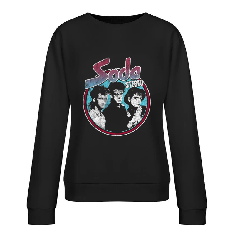 Soda Stereo Vintage Female Pullover Sweatshirt