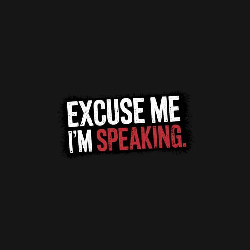 Bold Typography: Assertive Speaking Message Male Long Sleeve T-Shirt