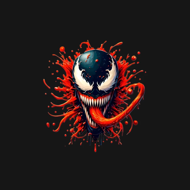 Venom Artwork Male T-Shirt