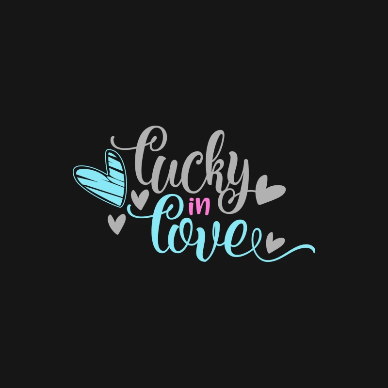 Motif chance amoureux avec cœurs Femme Manches Longues T-Shirt
