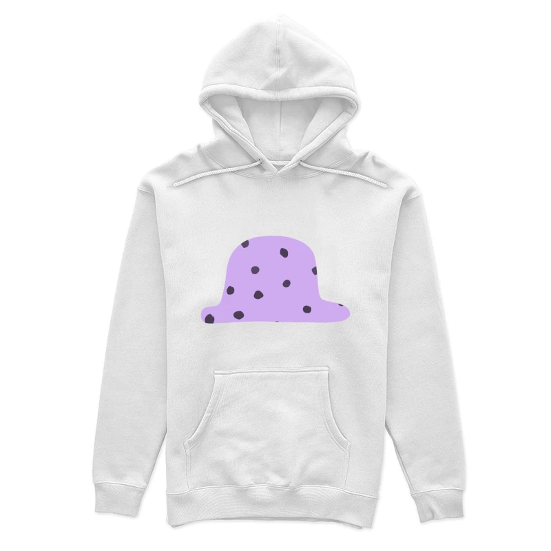 Chapeau violet à pois Femme Sweat à capuche