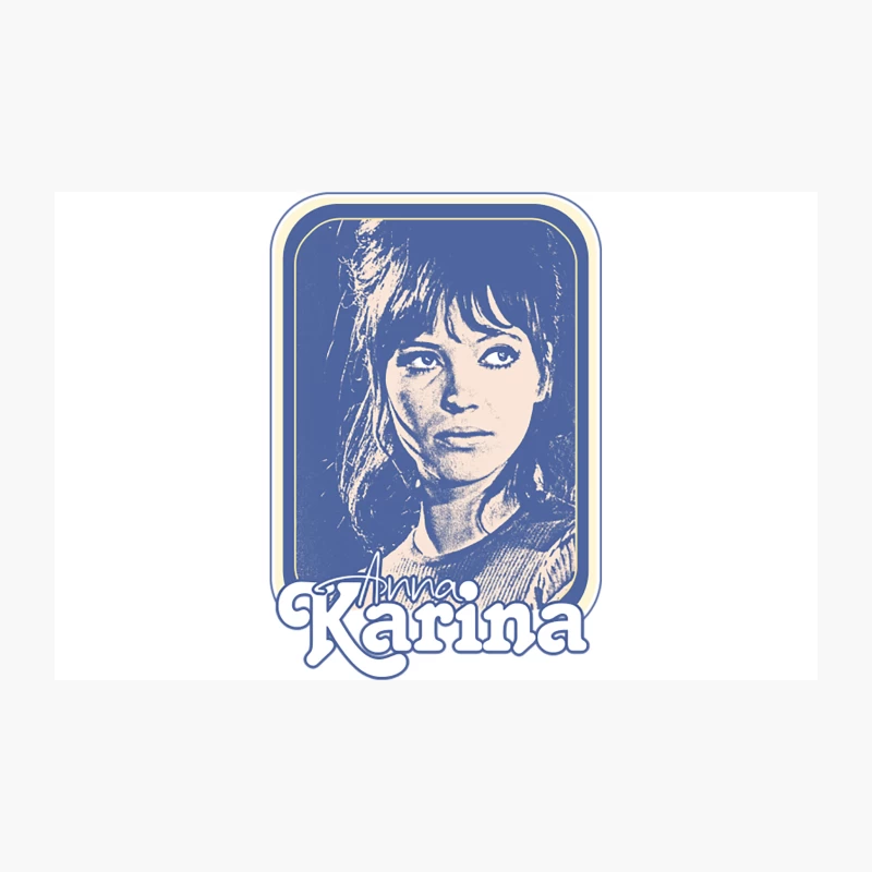 Anna Karina  Retro Original Nouvelle Vague Fan Design Travel Mug