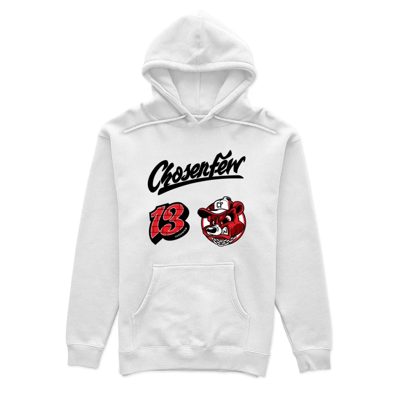 Aggressiver Bär, Graffiti, Chosen Few Damen Pullover Hoodie
