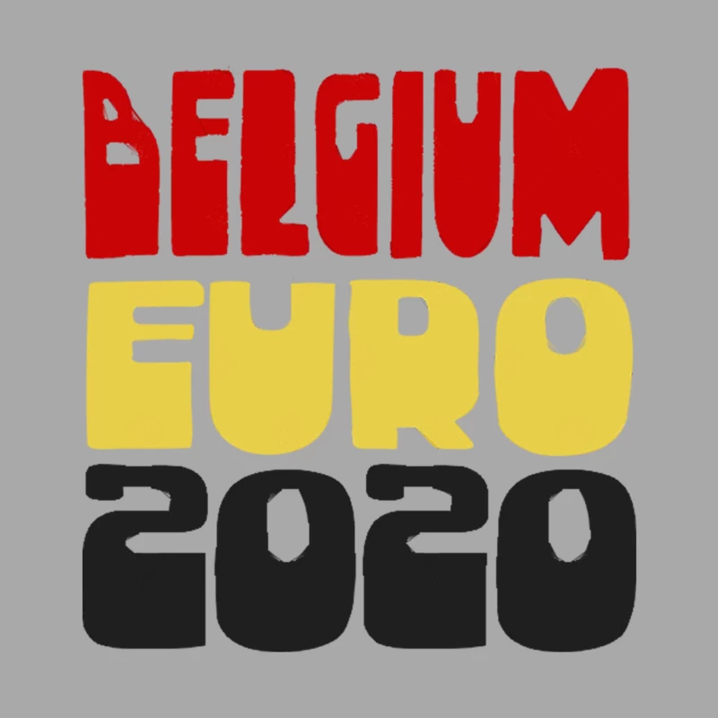 Belgium Euro 2020 Football Fan Design Female Pullover Hoodie