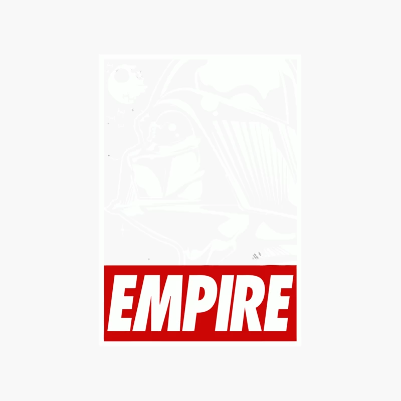 Empire Magazine Red and White Logo Cotton Tote Bag