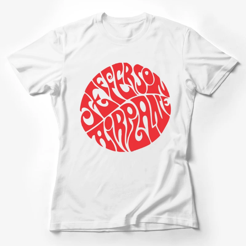 Jefferson Airplane Mens Bark Female T-Shirt