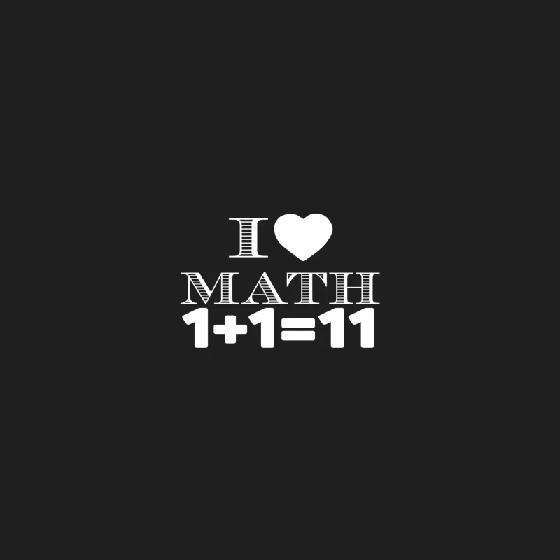 Humour en Mathématiques: 1+1=11 Homme Débardeur