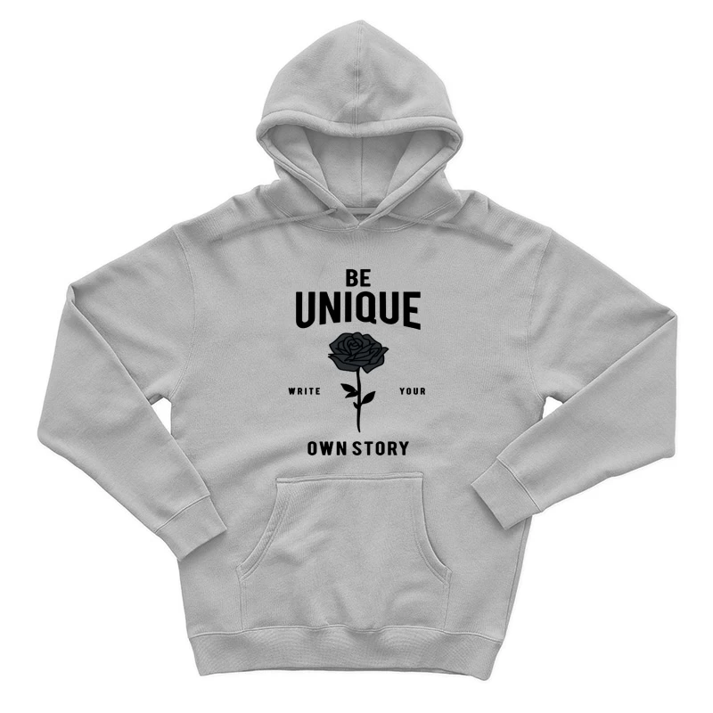 Be Unique - Write Your Own Story Male Pullover Hoodie