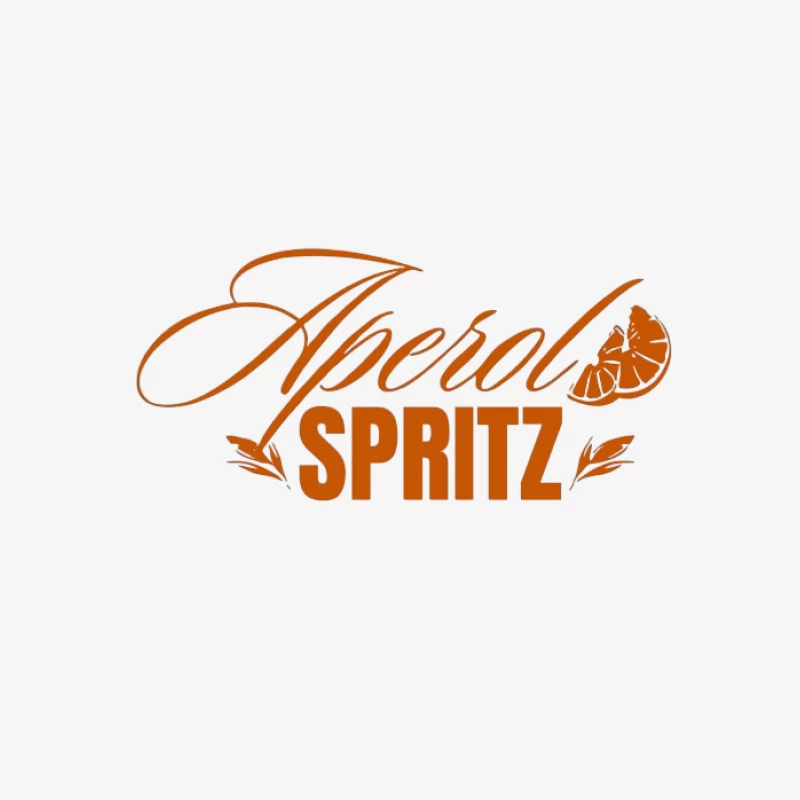 Logo Aperol Spritz avec motif d'orange Femme Sweat-shirt à enfiler