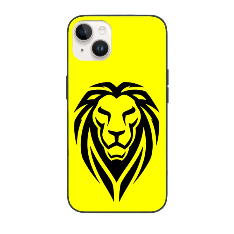 Lion Head Tattoo Tribal iPhone Case