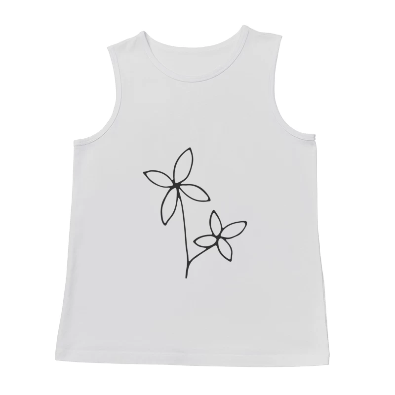 Floral Design mit Blumen Herren Tanktops