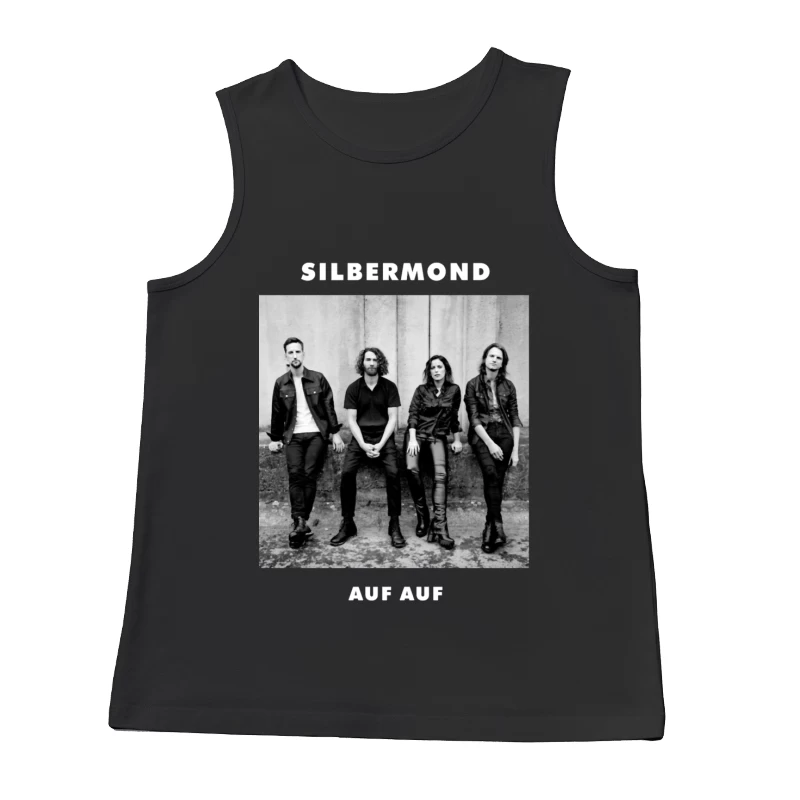 German Rock Band Silbermond - Black and White Promotional Photo Male Tank Top