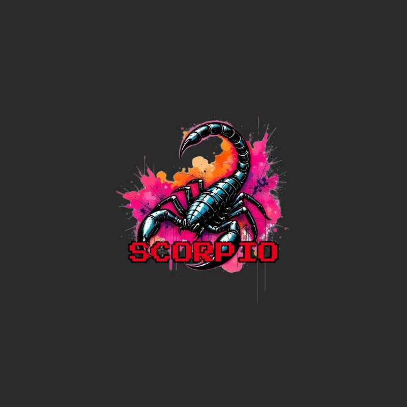 Scorpio Zodiac Art Baseball Cap