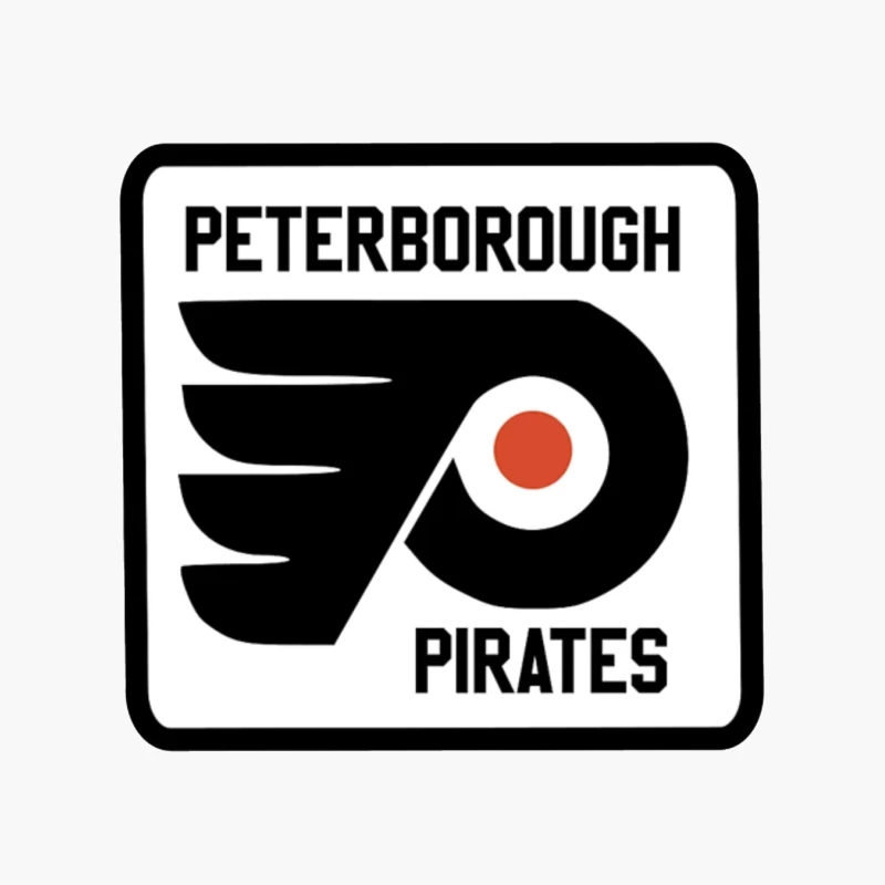 Peterborough Pirates Hockey Team Logo Cotton Tote Bag
