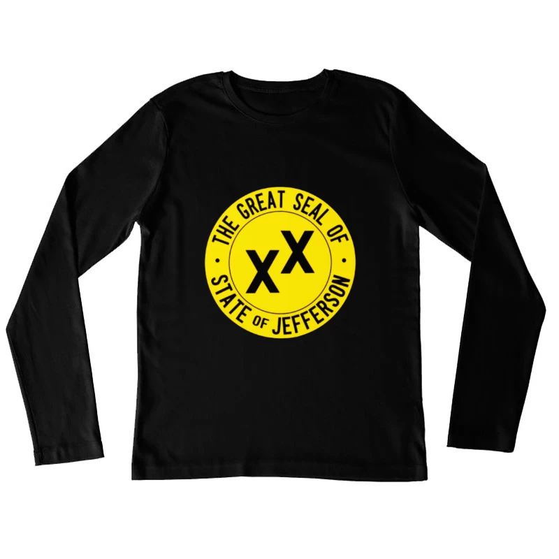 Great Seal of the State of Jefferson Female Long Sleeve T-Shirt
