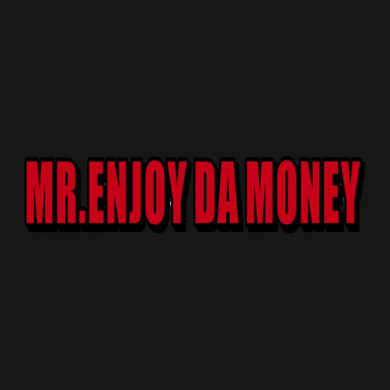 MR.ENJOY DA MONEY in Rot Herren Pullover Hoodie