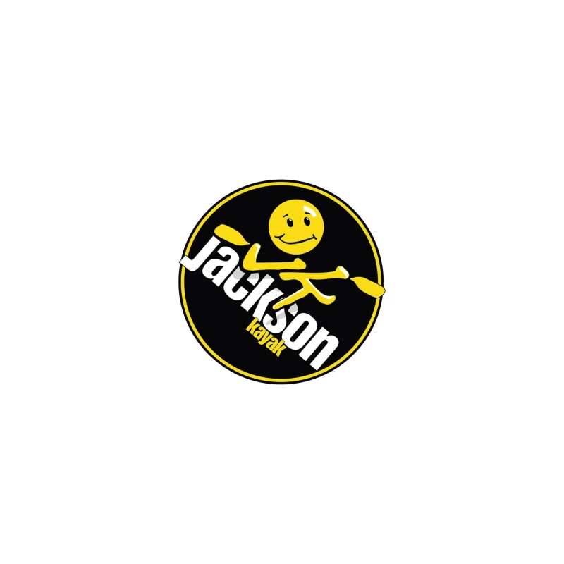 Jackson Kayak Sports Logo with Yellow Smiley Design iPhone Case