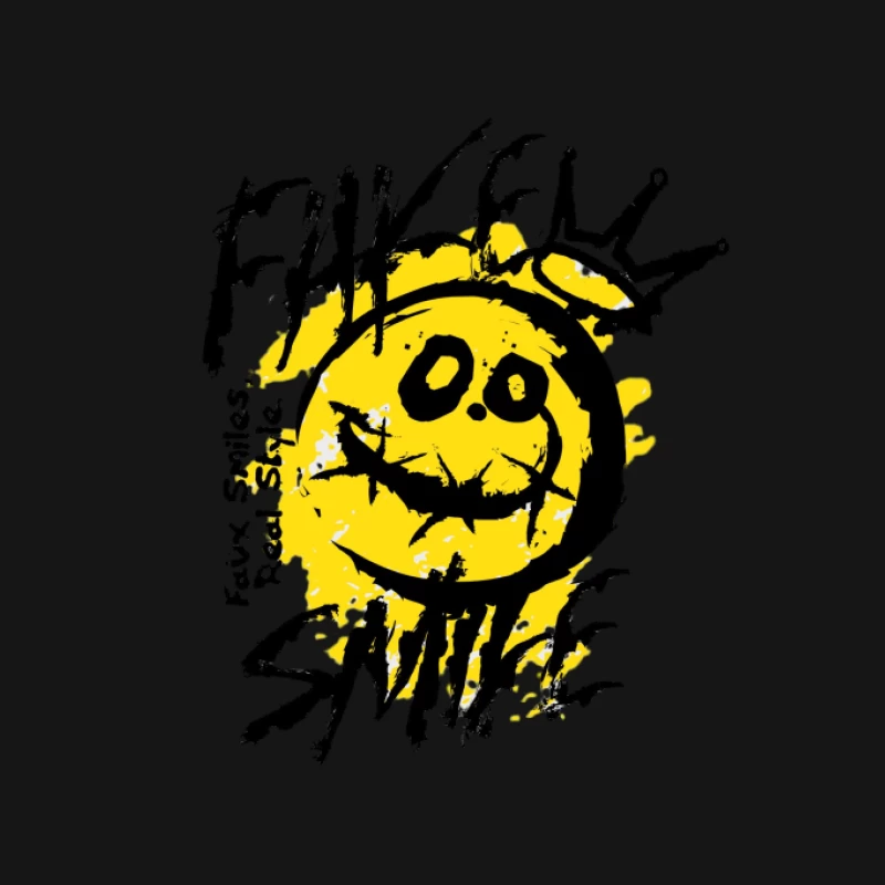 Sourire Faux avec Couronne Femme T-Shirt